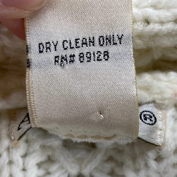 Avalin Sweater Vest Faux Fur Collar Wool Blend Sleeveless Knit Ivory M - Picture 3 of 7